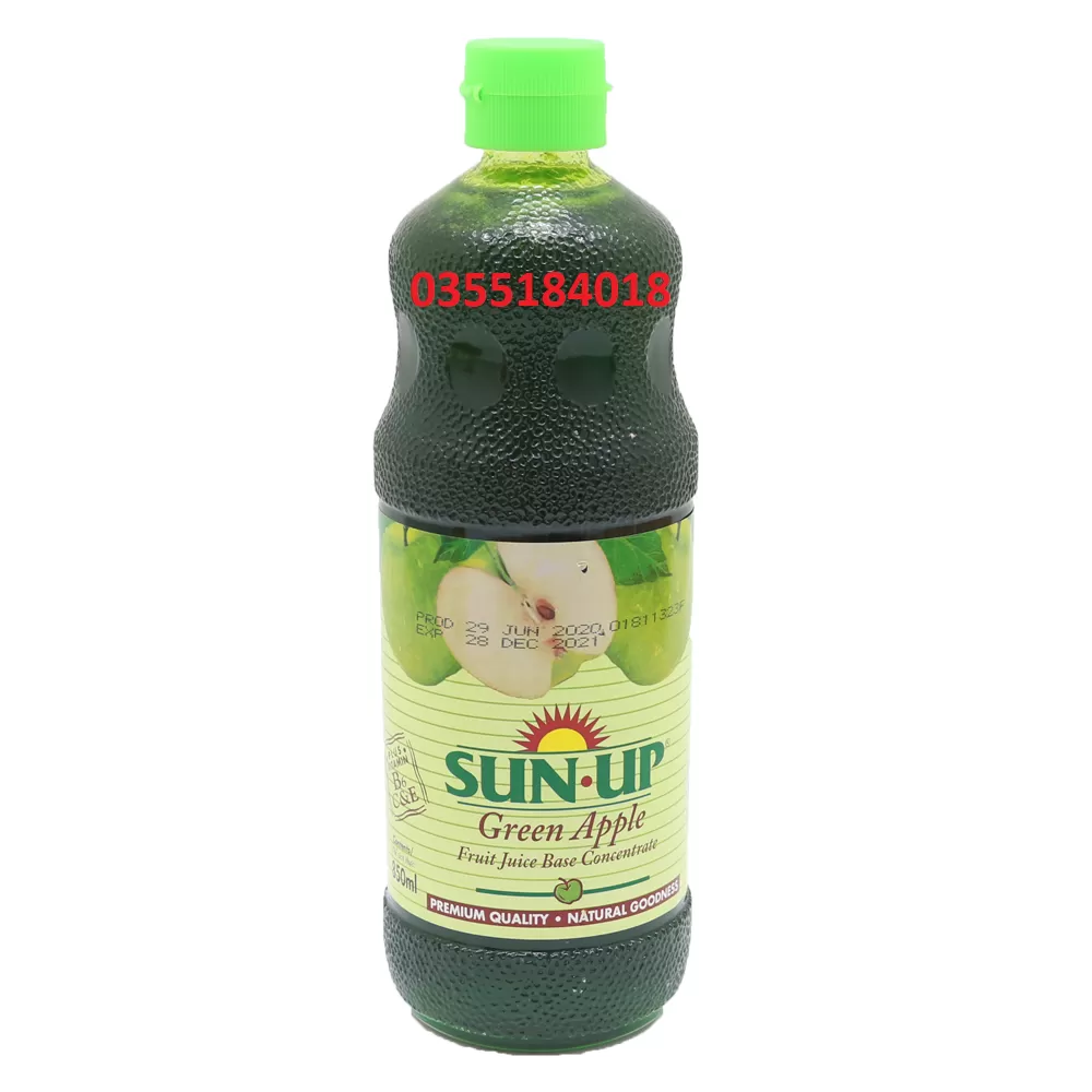 Nước ép cô đặc Sun Up Táo Xanh chai 850ml