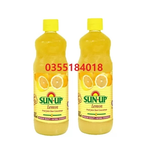 Siro nước ép cô đặc chanh vàng Sun-up chai 850ml