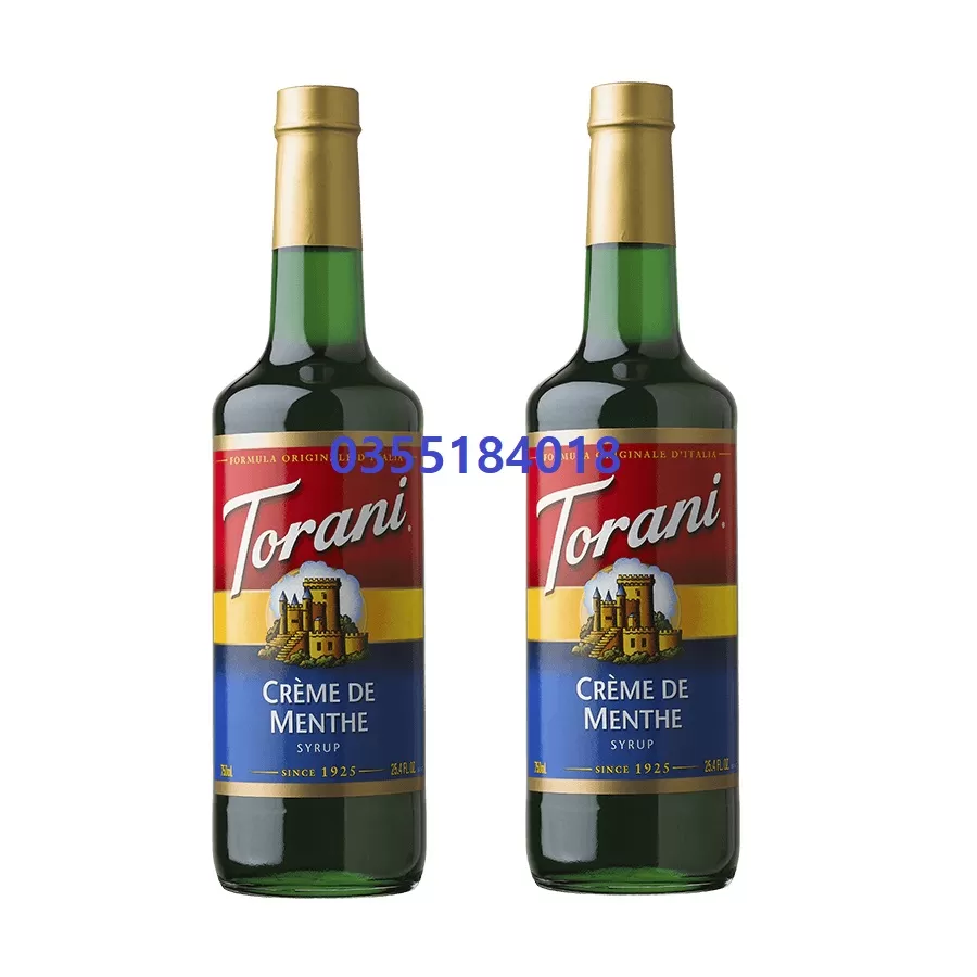 Siro bạc hà Torani chai 750ml