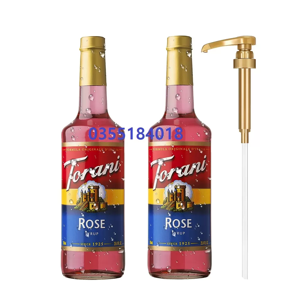 Siro Hoa hồng Rose Torani chai 750ml