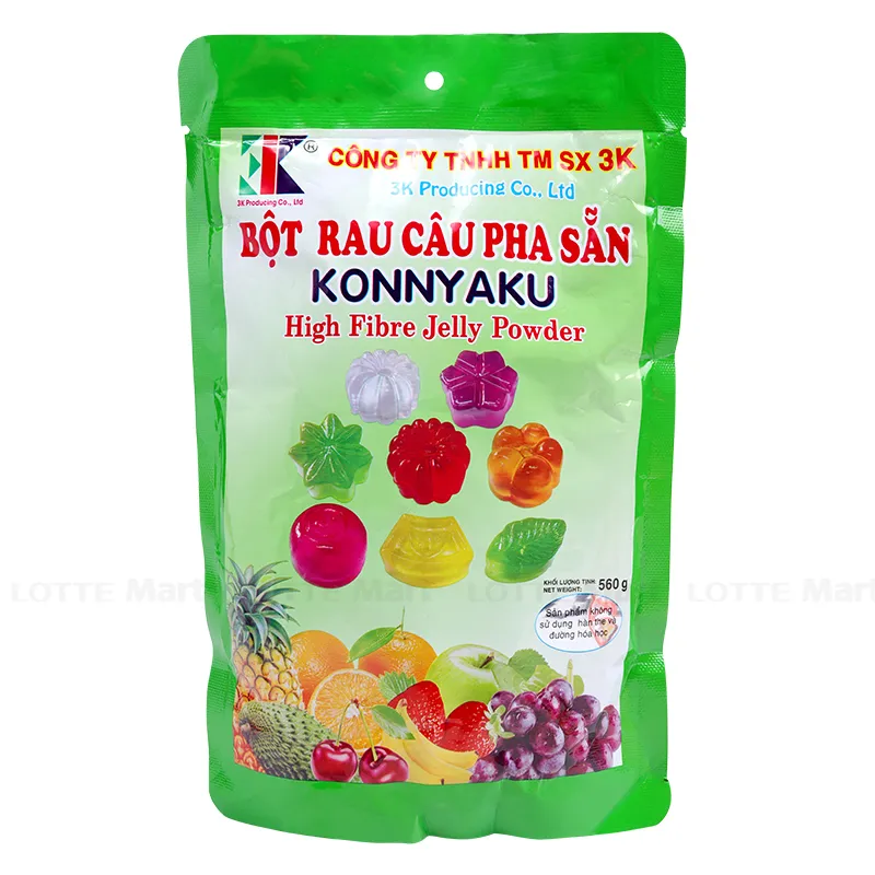 Bột rau câu pha sẵn Konnyaku Nhật bản 3K gói 560g