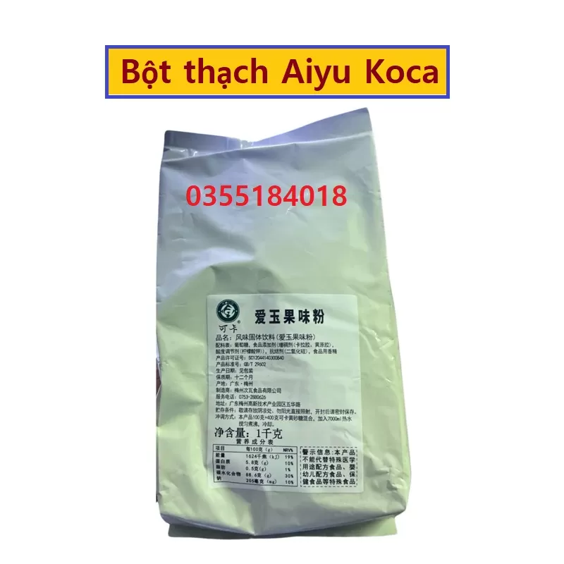 Bột thạch Aiyu Koca gói 1kg