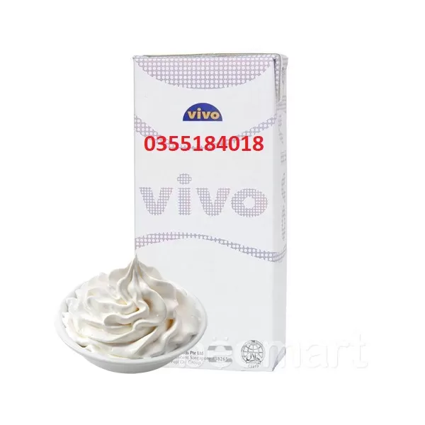 Kem Topping Cream Vivo Royal Hộp 1L