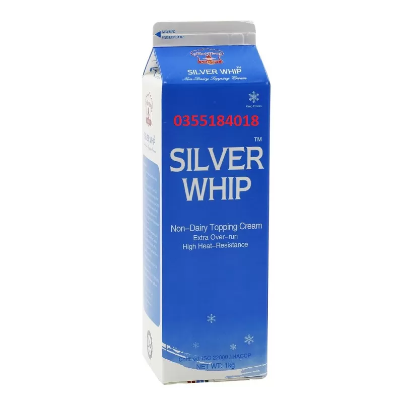 Kem trang trí bánh Silver Whip hộp 1kg
