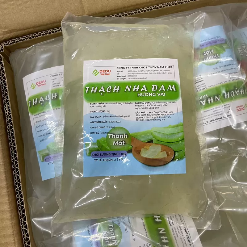 Nha đam hương vải Dedu gói 1kG