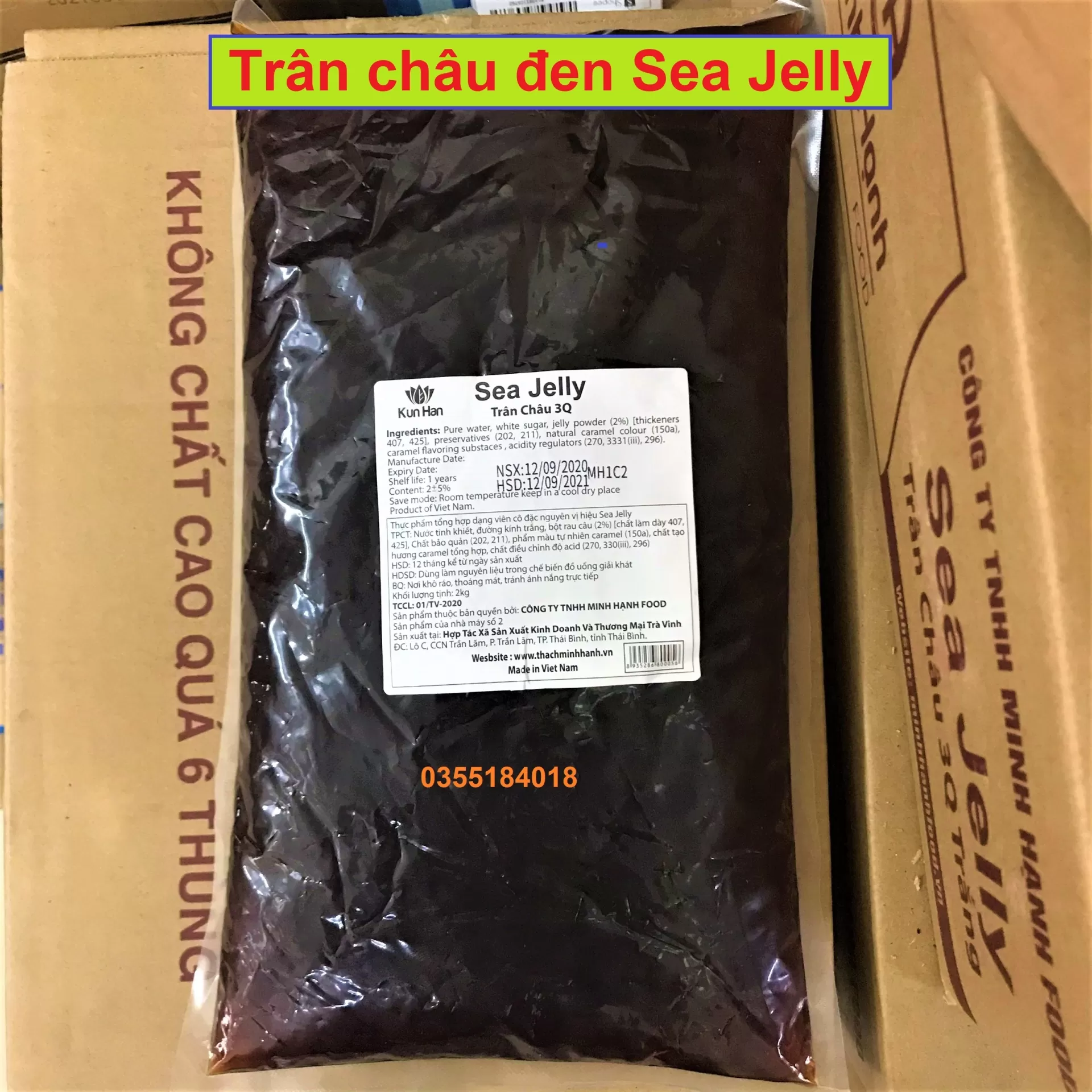 Trân châu đen 3Q Sea Jelly Minh hạnh