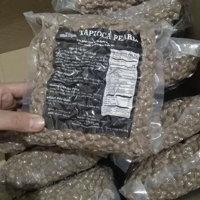 Trân châu đen Minh hạnh gói 1kg