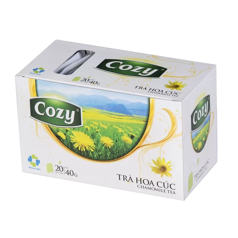 Trà cozy túi lọc Hoa cúc Hộp 40g 20 gói